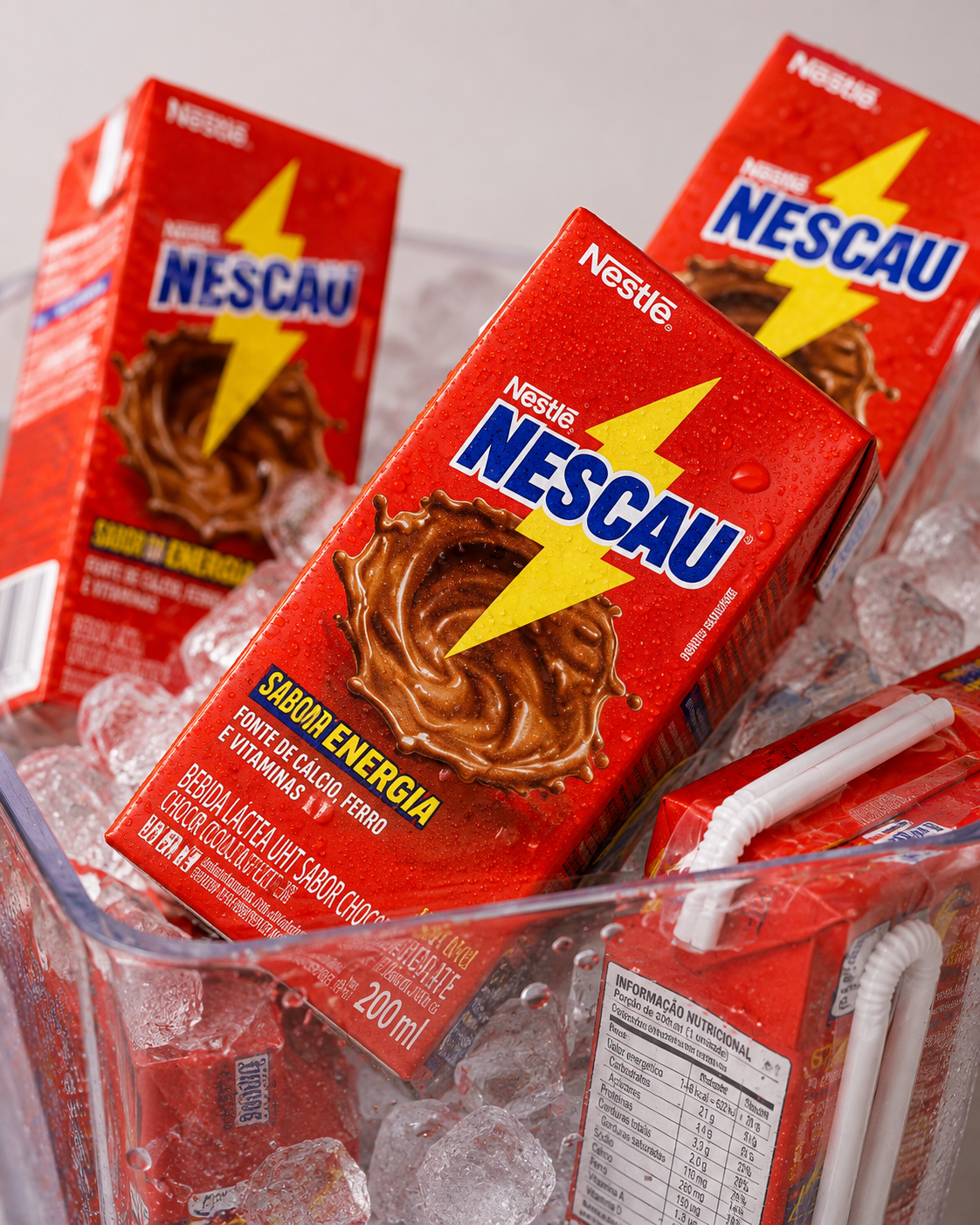 Nescau Bebida Láctea 180ml caixa com 27 unidades
