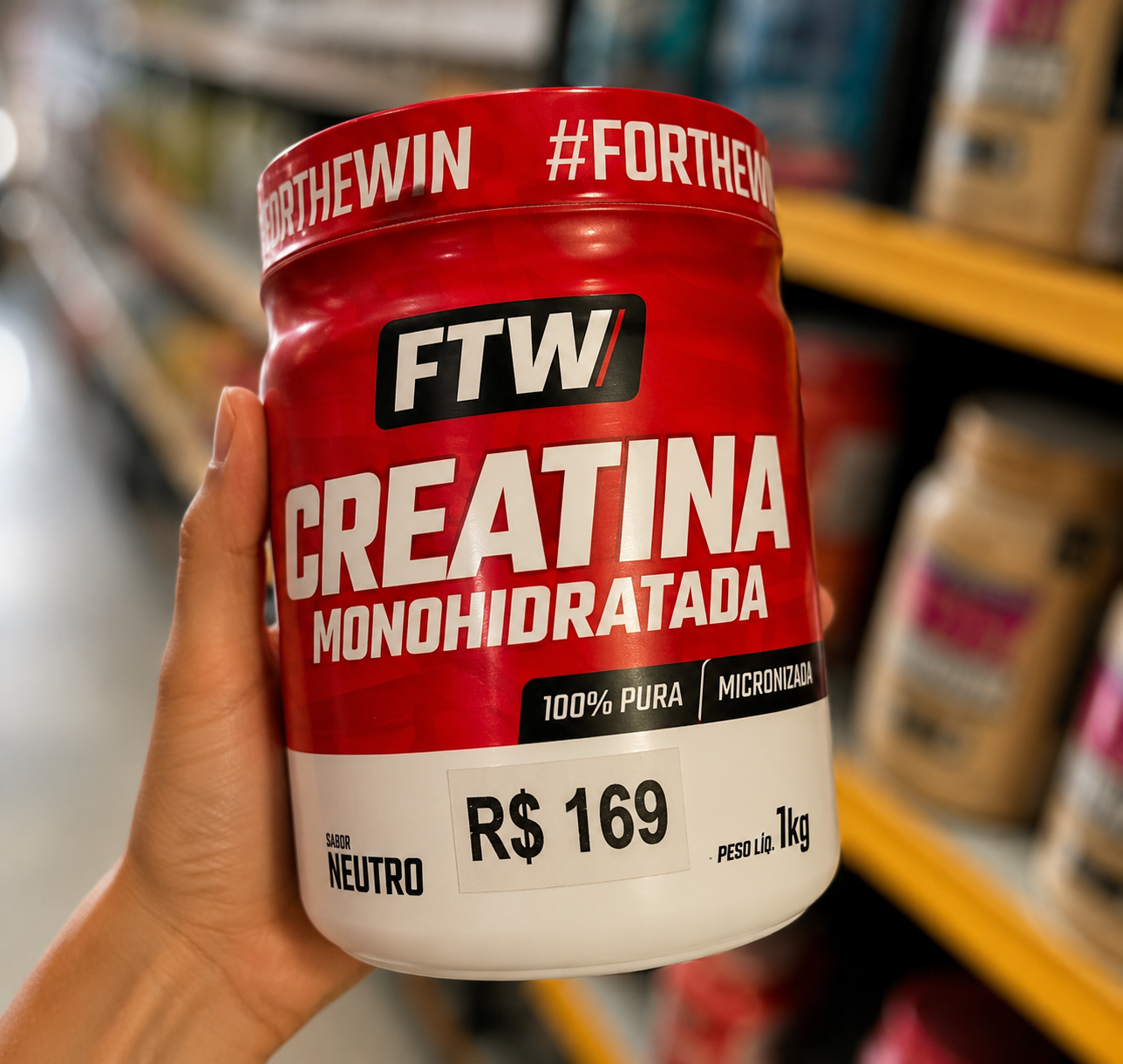 Creatina FTW Monohidratada Pote 1Kg